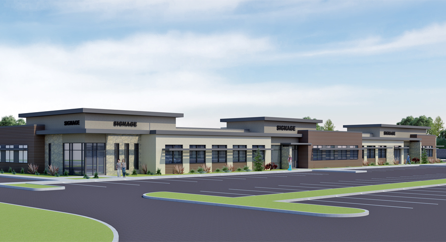 A multi-tenant office building at 8101 W. Grandridge Blvd. in Kennewick is under construction. It’ll be home to CliftonLarsonAllen and Ticor Title, with 3,500 square feet available for one more tenant. (Courtesy Tippett Co. of Washington)