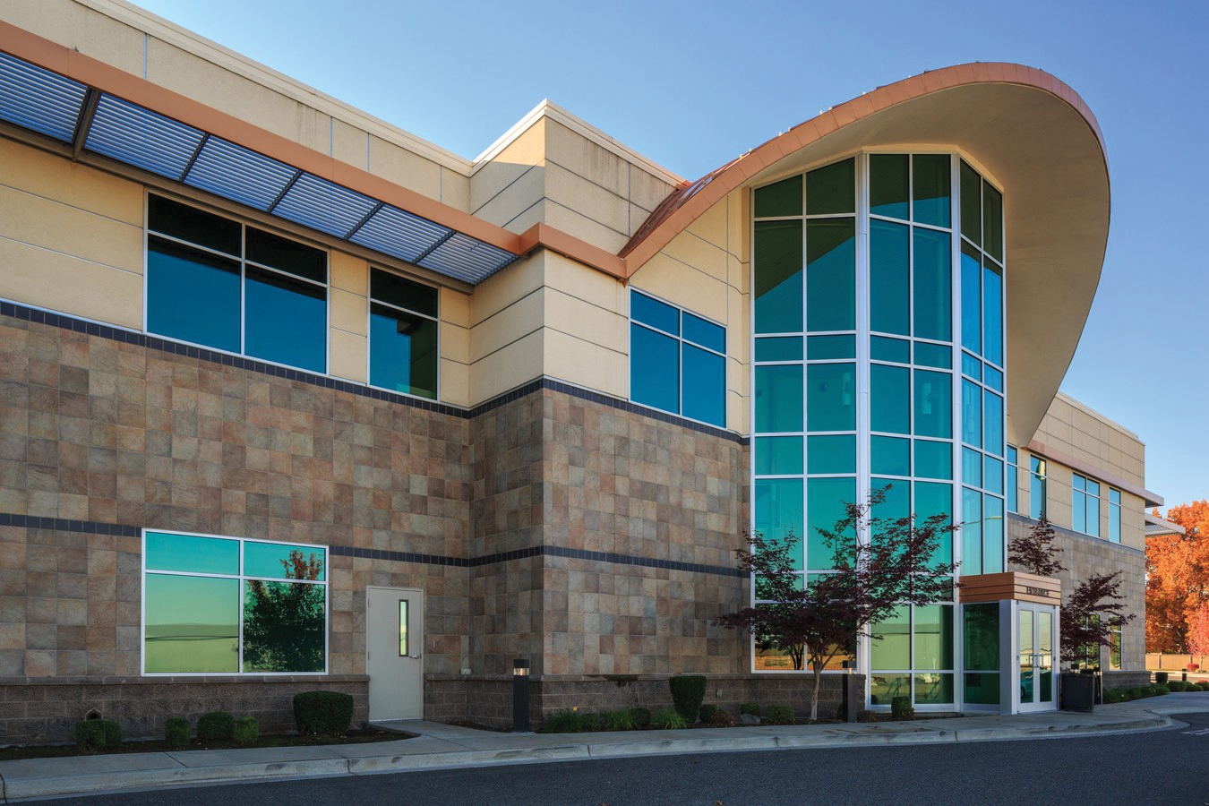 Pasco investors recently spent $3.9 million to buy the 102,000-square-foot Tri-City Herald building on 333 W. Canal Drive in Kennewick. They plan to transform the downtown building into multi-tenant office space. (Courtesy SVN Retter & Co.)