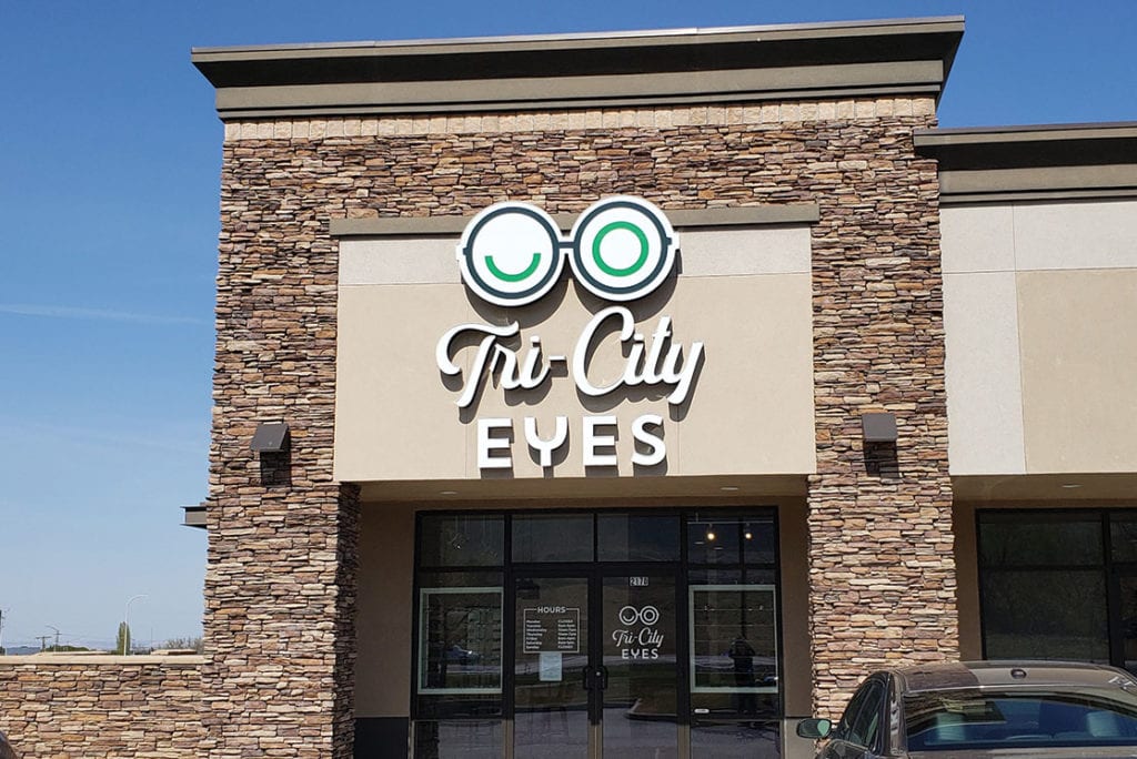 A Richland optometrist fulfilled his dream of opening his own practice in March. Dr. Jason Hair is undaunted by the COVID-19 pandemic. (Photo by Wendy Culverwell)