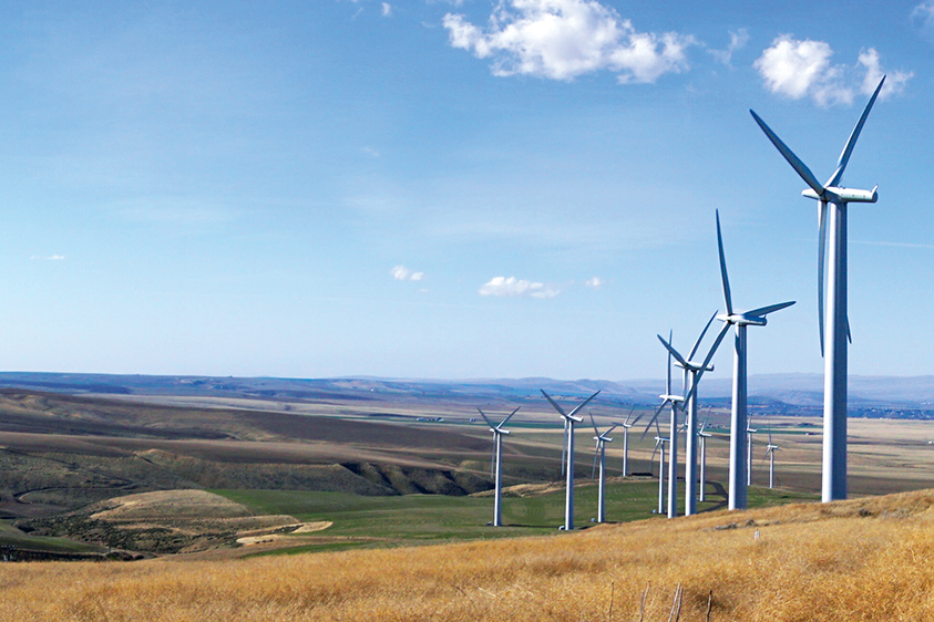 Scout Clean Energy will apply for a permit to develop a 600-megawatt wind farm on 60,000 acres in the Jump Off Joe area south of the Tri-Cities this year. Construction will employ up to 300 people. (Courtesy Scout Clean Energy)