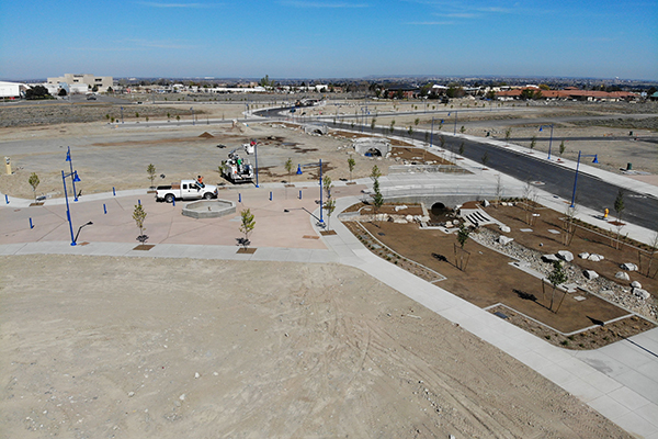 Total Site Services is wrapping up the $4.9 million  first phase of redeveloping the Port of Kennewick's Vista Field into a mixed-use village/
