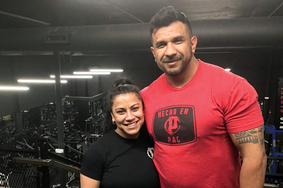 Rubi and Tino Robles own Power Athletics Compound, which runs two Tri-City gyms. PAC recently signed a deal with the Tri-City Rush of the American West Football Conference to help the football players stay in shape. (Photo by Jeff Morrow )