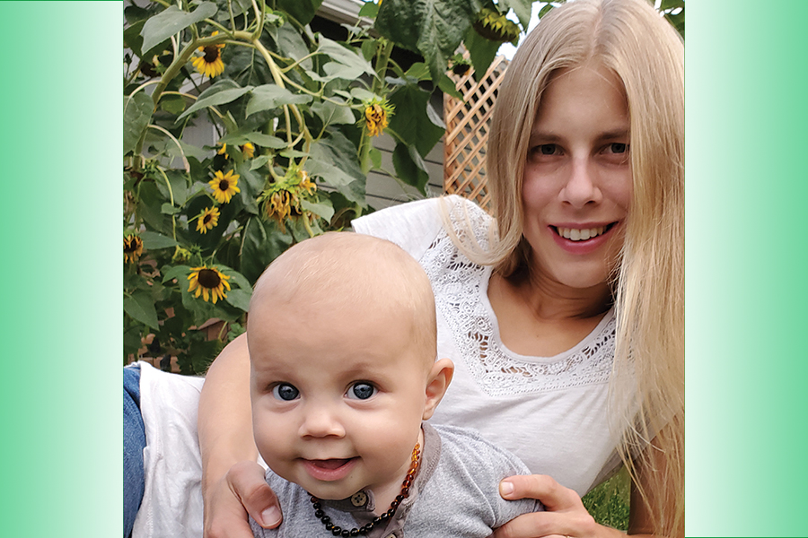 Tri-Cities Area Journal of Business freelancer Laura Kostad of Kennewick had her first child during a global pandemic, and contracted Covid-19 three times in the past two years. (Courtesy Laura Kostad)