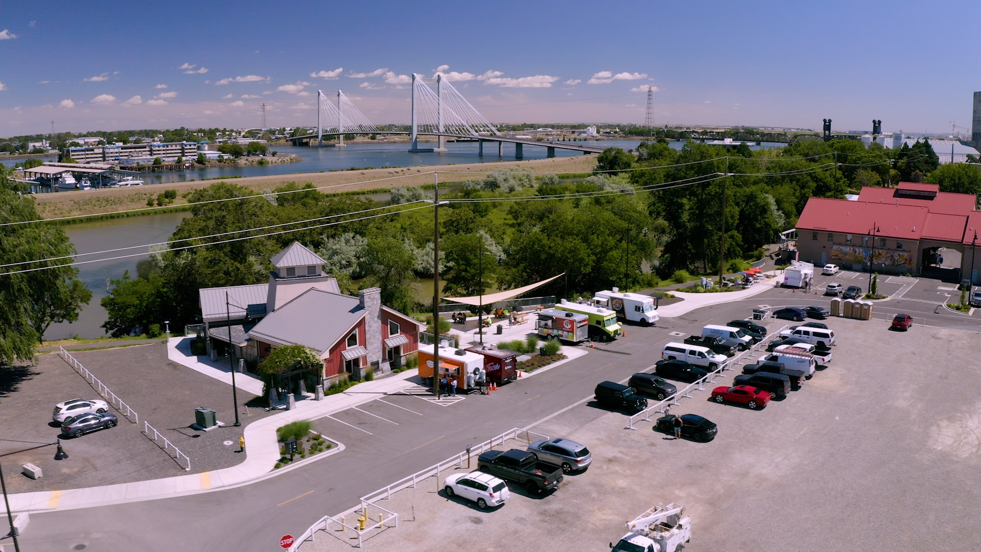 The Port of Kennewick celebrates the latest phase of its wine park on Columbia Drive on Sept. 15. 
(Courtesy Port of Kennewick)