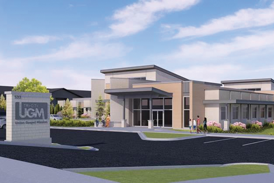 The Tri-City Union Gospel Mission is raising $8.5 million to build a shelter for women and children in central Kennewick. The new shelter will accommodate 60 people, nearly twice the capacity of the current shelter in east Pasco, which regularly is forced to turn away mothers and children. (Courtesy Tri-City Union Gospel Mission)