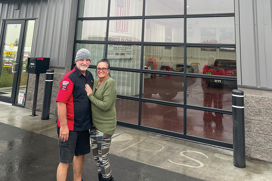 Dawn Caldwell-Carter and Rickie Carter opened White Glove Detailing at 5204 W. Okanogan Place, Suite 160 in Kennewick after running a similar business in Oregon for decades. (Photo by Robin Wojtanik)