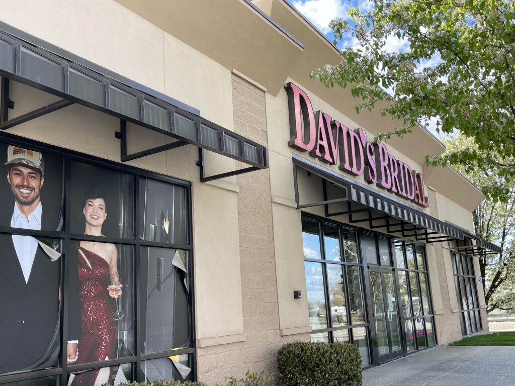David’s Bridal has filed for Chapter 11 bankruptcy and given notice that it may be laying off 9,000-plus employees nationwide. But stores — including the Kennewick location on West Canal Drive — remain open and orders are being fulfilled as the company seeks a buyer, officials said. 