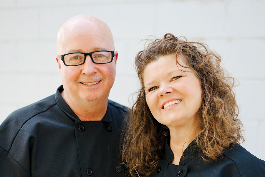 Tsunami Catering owners Kyle and Becky Thornhill outgrew their shared kitchen commissary and recently opened a shop of their own at Marineland Plaza in Kennewick. (Courtesy Tsunami Catering)